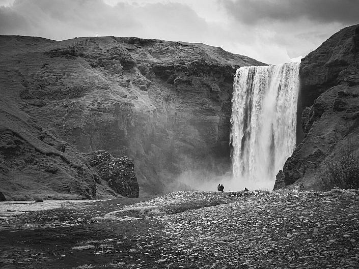 Islande – Noir & Blanc